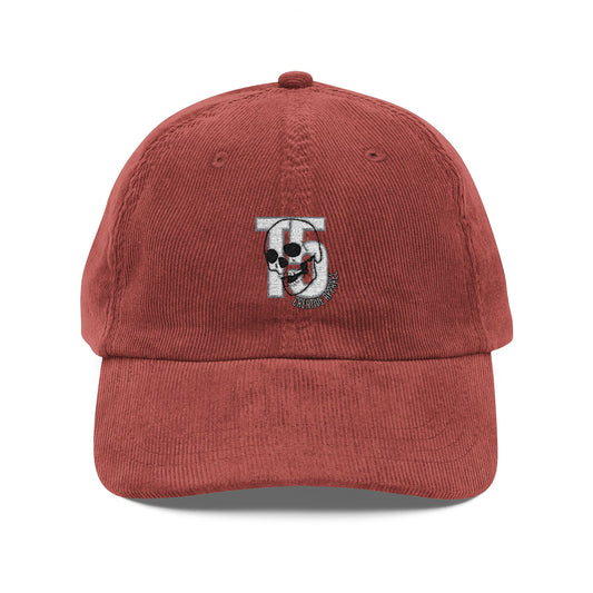 Corduroy Baseball Cap — Vintage Embroidered