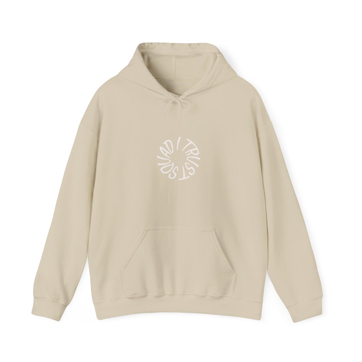 Hoodie — "Squad I Trust." Minimalist Crew Friendship Hoodie