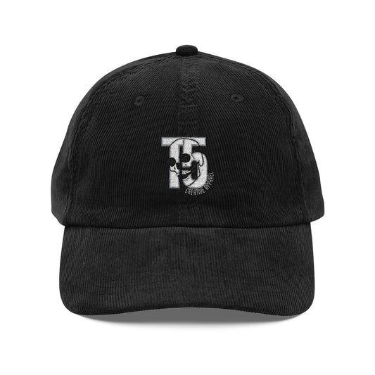Corduroy Baseball Cap — Vintage Embroidered